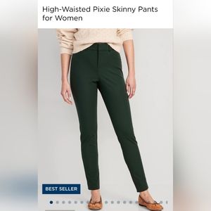 NWT SZ 16 OLD NAVY PIXIE PANT DARK GREEN